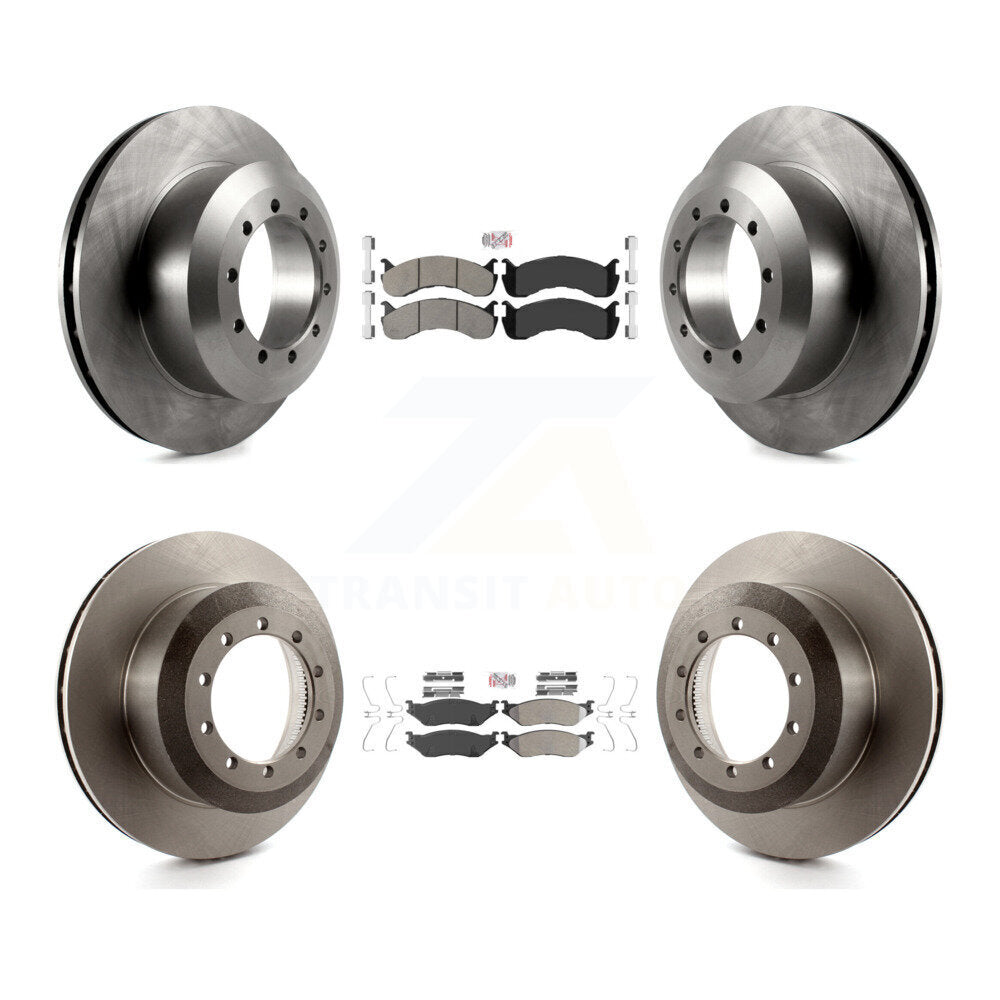 Kit de plaquettes semi-métalliques avant et arrière et Rotor de frein, pour châssis de camping-car Ford F-53