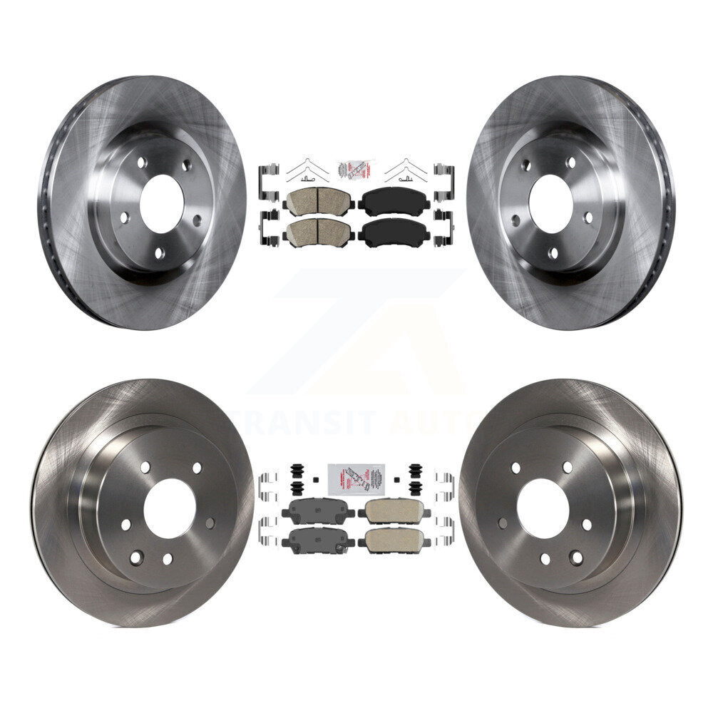 Kit de plaquettes en céramique et de disques de frein avant et arrière, pour Nissan Rogue Select