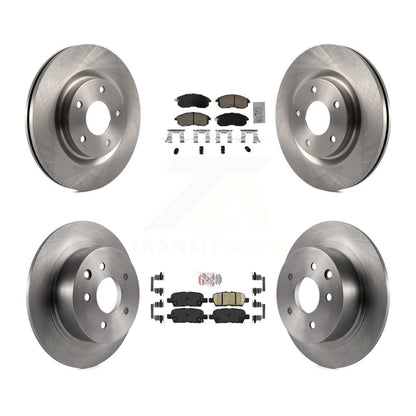 Kit de rotors de frein à plaquettes en céramique avant et arrière, pour Nissan Sentra Turbocharge 2017 – 2019