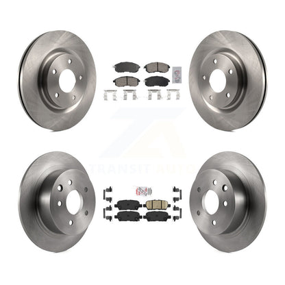 Kit de rotors de frein à plaquettes en céramique avant et arrière, pour Nissan Sentra Turbocharge 2017 – 2019