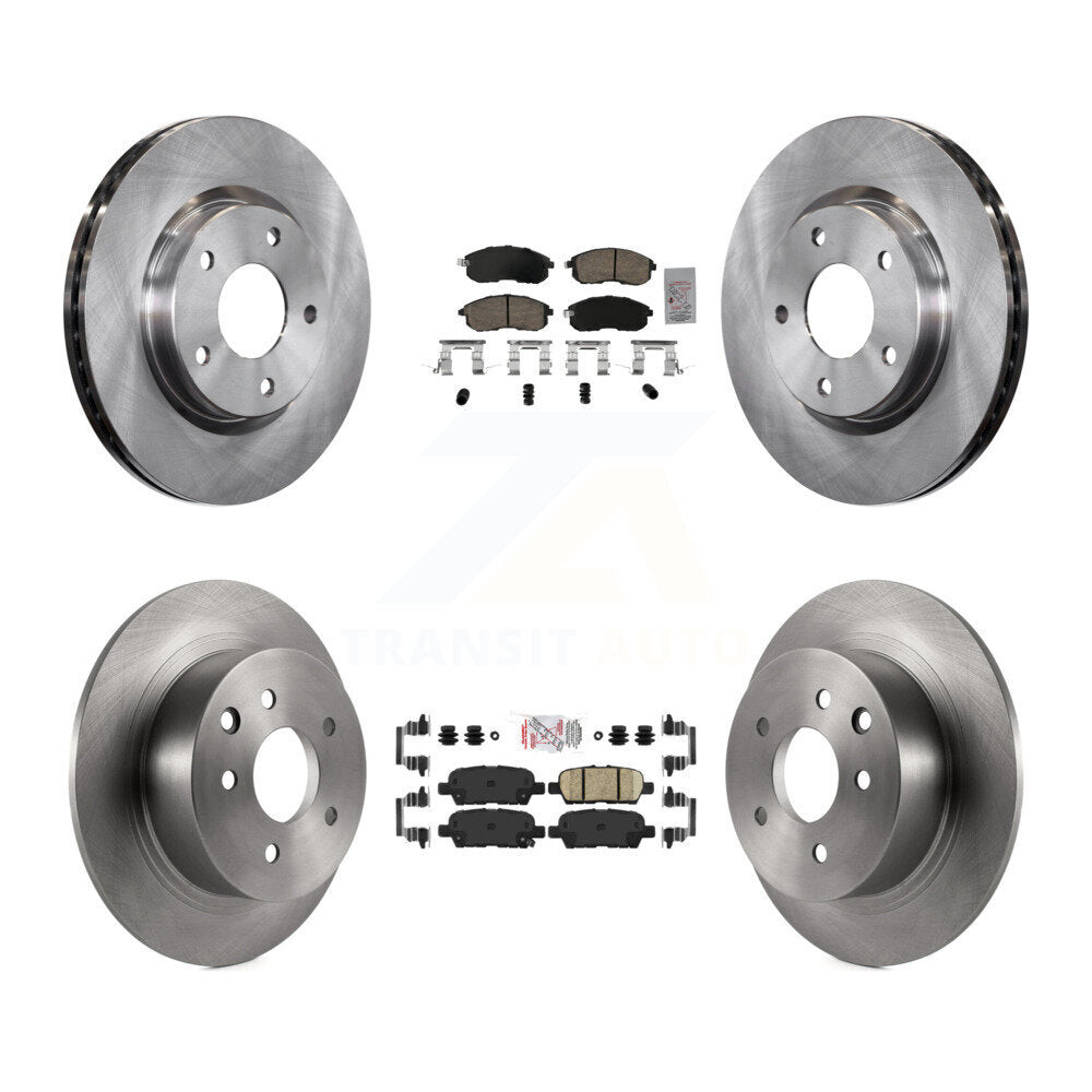 Kit de plaquettes en céramique et de disques de frein avant et arrière, pour Nissan Sentra K8A-106781
