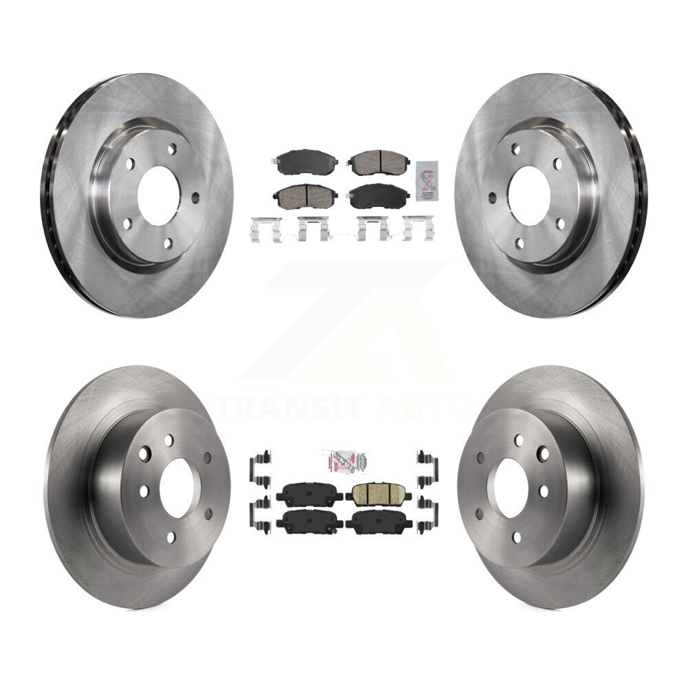 Kit de plaquettes en céramique et de disques de frein avant et arrière, pour Nissan Sentra K8A-106782