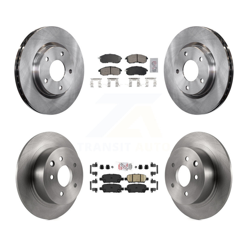 Kit de plaquettes en céramique et de disques de frein avant et arrière, pour Nissan Sentra K8A-106783