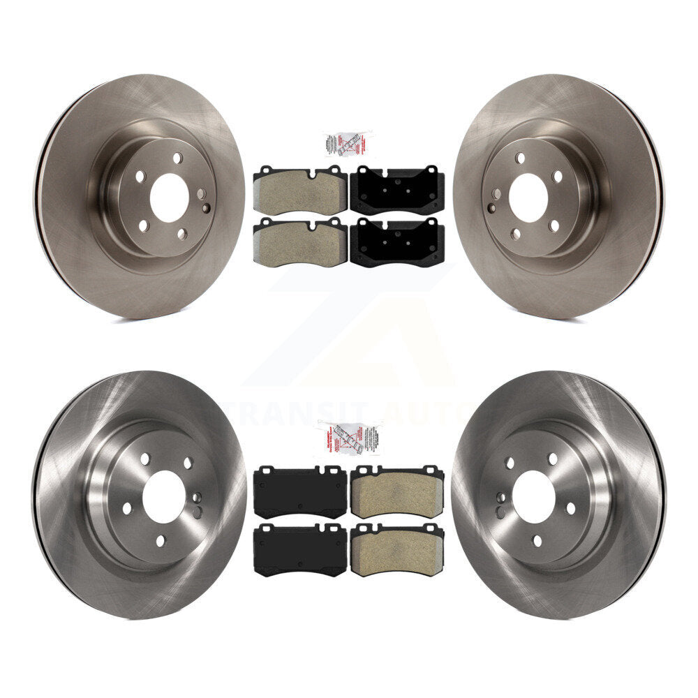 Kit de plaquettes semi-métalliques avant et arrière et disques de frein pour Mercedes-Benz S600