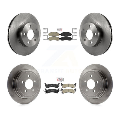Kit de Rotor de frein à plaquettes semi-métalliques avant et arrière en céramique, pour Ford Explorer Sport 4W