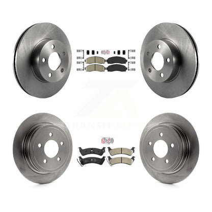 Kit de Rotor de frein à plaquettes semi-métalliques avant et arrière en céramique, pour Ford Explorer Sport 4W