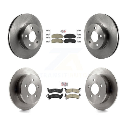 Kit de Rotor de frein à plaquettes semi-métalliques avant et arrière en céramique, pour Ford Explorer Sport 4W