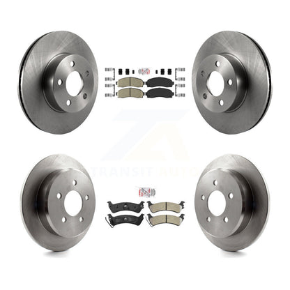 Kit de Rotor de frein à plaquettes semi-métalliques avant et arrière en céramique, pour Ford Explorer Sport 4W