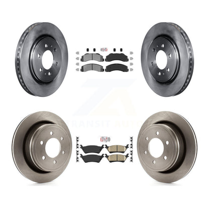 Kit de plaquettes en céramique et de rotors de frein à disque, semi-métalliques avant et arrière, pour Ford F-150