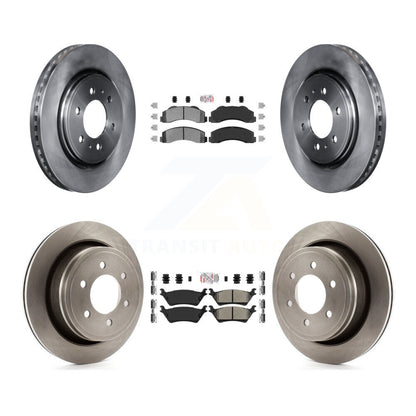 Kit de plaquettes semi-métalliques avant et arrière et disques de frein pour Ford F-150