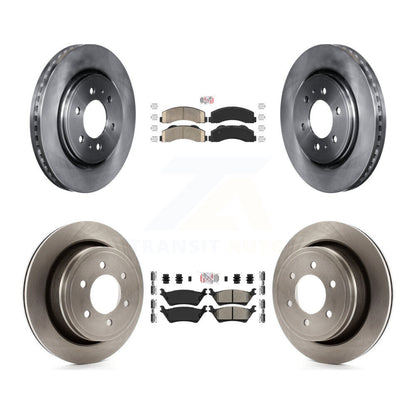 Kit de plaquettes semi-métalliques avant et arrière en céramique et disques de frein pour Ford F-150
