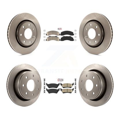 Kit de plaquettes en céramique et de disques de frein avant et arrière, pour Ford F-150 12-14, avec roue à 7 écrous