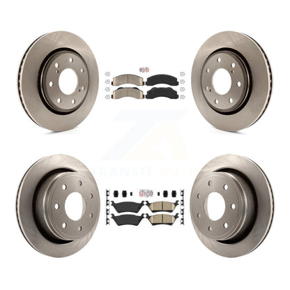 Kit de plaquettes en céramique et de disques de frein avant et arrière, pour Ford F-150 12-14, avec roue à 7 écrous