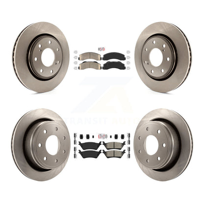 Kit de plaquettes semi-métalliques avant et arrière en céramique et disques de frein pour Ford F-150