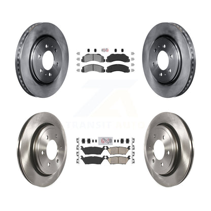 Kit de plaquettes en céramique et de rotors de frein à disque, semi-métalliques avant et arrière, pour Ford F-150