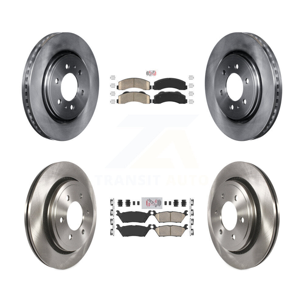 Kit de plaquettes en céramique et de disques de frein avant et arrière, pour Ford F-150 K8A-106820