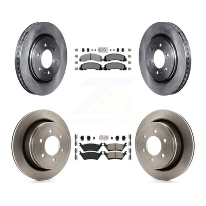 Kit de plaquettes semi-métalliques avant et arrière et disques de frein pour Ford F-150