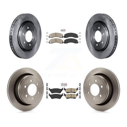 Kit de rotors de frein à plaquettes en céramique avant et arrière, pour Ford F-150 avec stationnement manuel