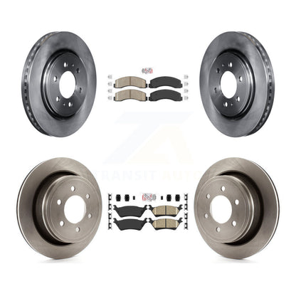 Kit de rotors de frein à plaquettes en céramique avant et arrière, pour Ford F-150 avec stationnement manuel