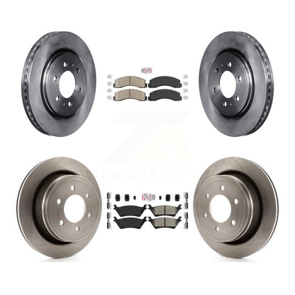 Kit de plaquettes semi-métalliques avant et arrière en céramique et disques de frein pour Ford F-150