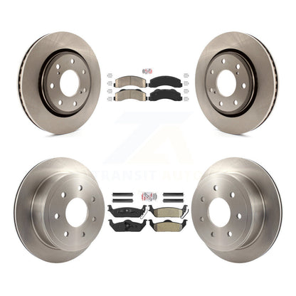 Kit de plaquettes semi-métalliques avant et arrière en céramique et disques de frein pour Ford F-150
