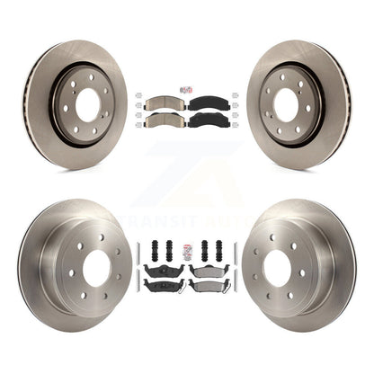 Kit de plaquettes semi-métalliques avant et arrière en céramique et disques de frein pour Ford F-150