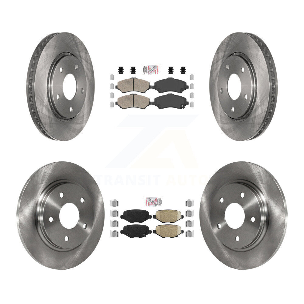 Kit de plaquettes en céramique et Rotor de frein avant et arrière, pour Dodge Grand Caravan Chrysler Town
