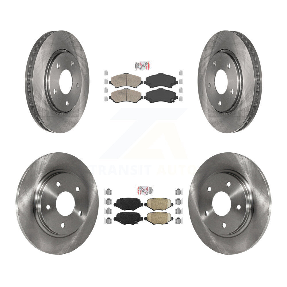 Kit de plaquettes en céramique et Rotor de frein avant et arrière, pour Dodge Grand Caravan Chrysler Town