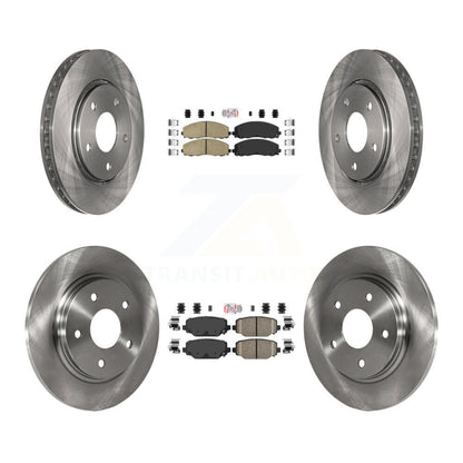 Kit de plaquettes en céramique et de rotors de frein à disque avant et arrière, pour Dodge Grand Caravan