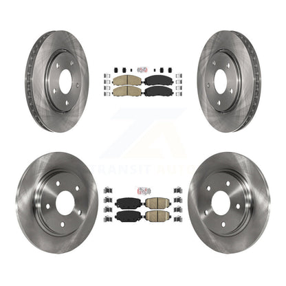 Kit de plaquettes en céramique et de rotors de frein à disque avant et arrière, pour Dodge Grand Caravan