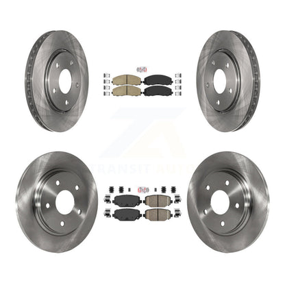 Kit de plaquettes en céramique et de rotors de frein à disque avant et arrière, pour Dodge Grand Caravan