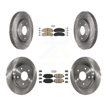 Kit de plaquettes en céramique et de rotors de frein à disque avant et arrière, pour Dodge Grand Caravan