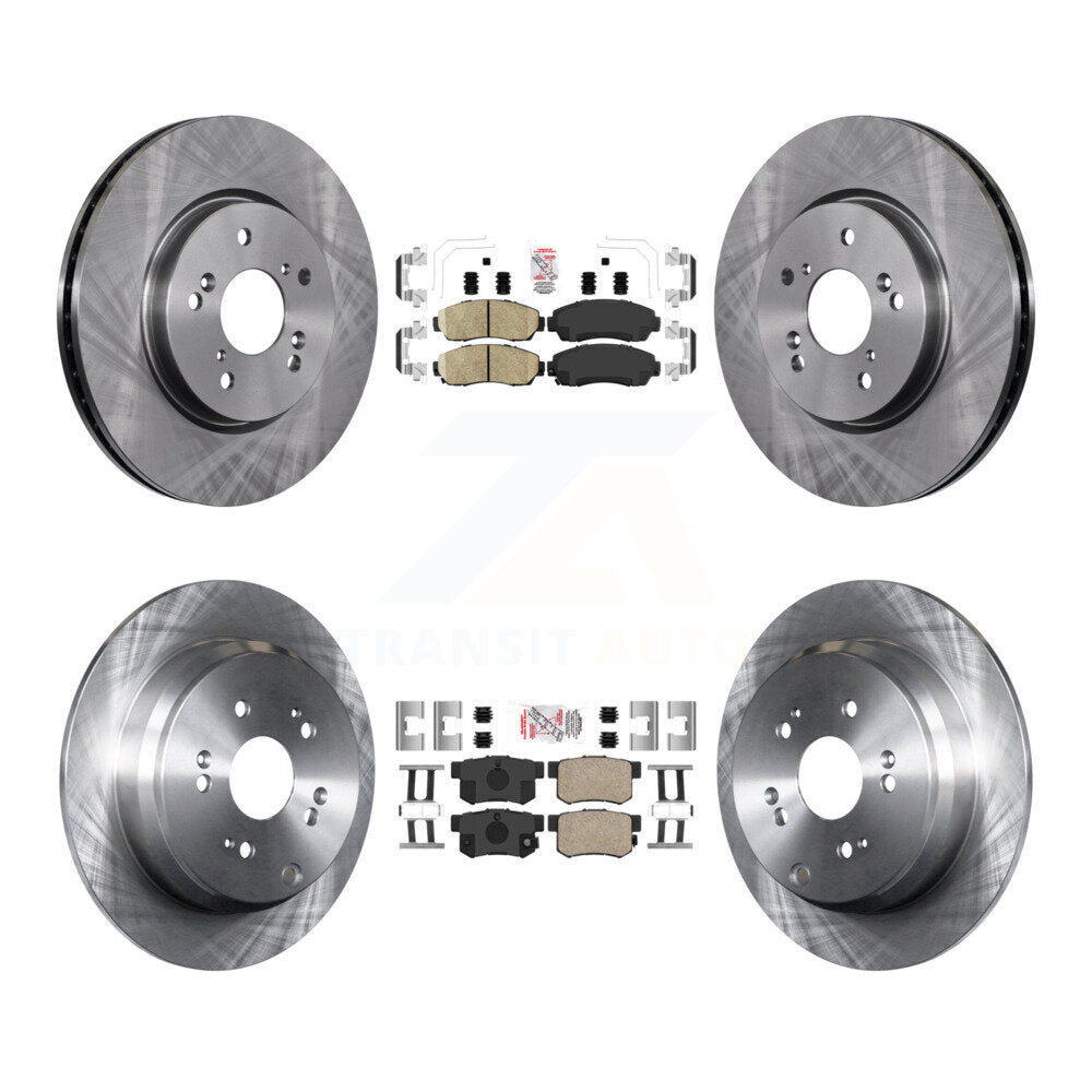 Kit de plaquettes en céramique et de rotors de frein à disque avant et arrière, pour Acura RDX K8A-106848
