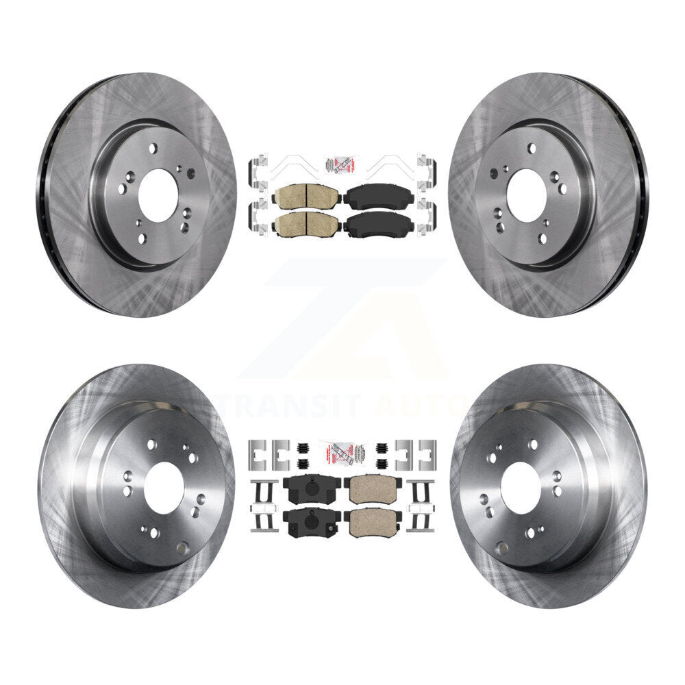 Kit de plaquettes en céramique et de rotors de frein à disque avant et arrière, pour Acura RDX K8A-106849