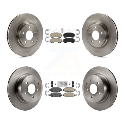 Kit de plaquettes en céramique et de disques de frein avant et arrière, pour INFINITI QX50 2016 – 2017