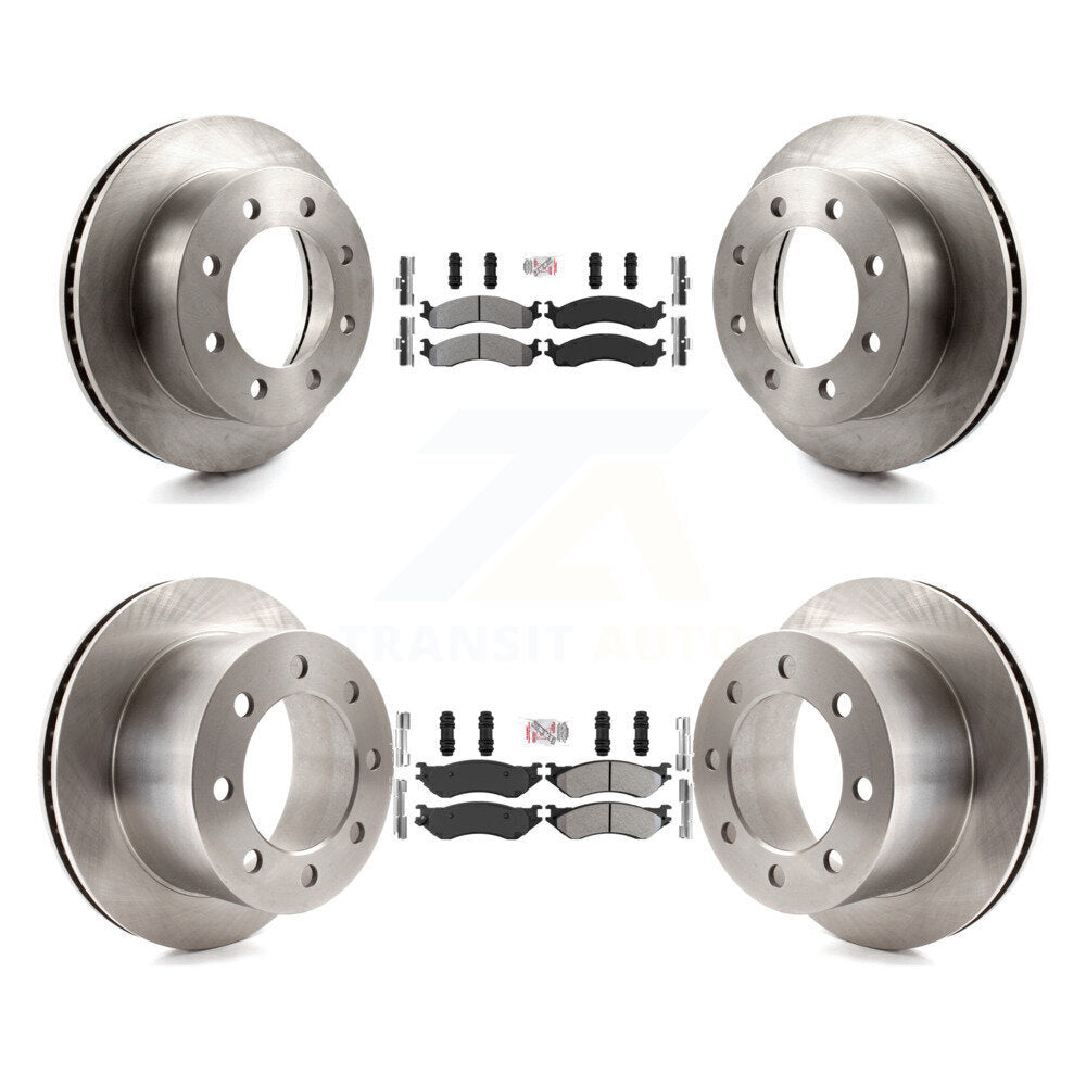 Kit de plaquettes semi-métalliques avant et arrière et Rotor de frein, pour Dodge Ram 2001 2002 2500 350
