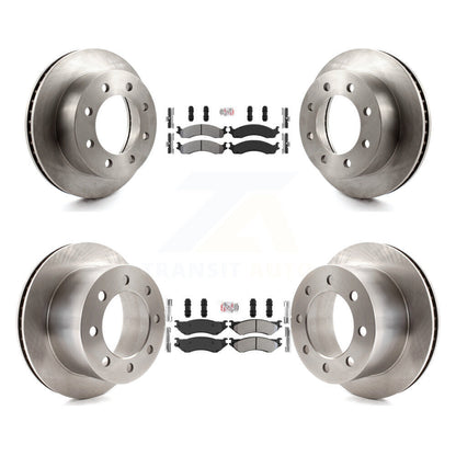 Kit de plaquettes semi-métalliques avant et arrière et Rotor de frein, pour Dodge Ram 2001 2002 2500 350
