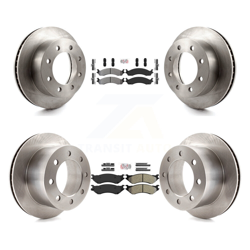 Kit de plaquettes semi-métalliques avant et arrière et Rotor de frein, pour Dodge Ram 2001 2002 2500 350