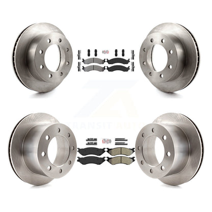 Kit de plaquettes semi-métalliques avant et arrière et Rotor de frein, pour Dodge Ram 2001 2002 2500 350