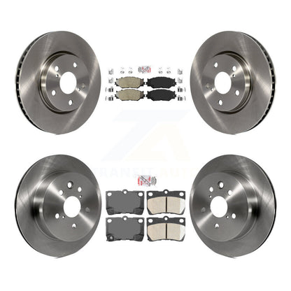 Kit de Rotor de frein à plaquettes en céramique, semi-métallique, avant et arrière, pour Lexus IS250 2010 – 2013