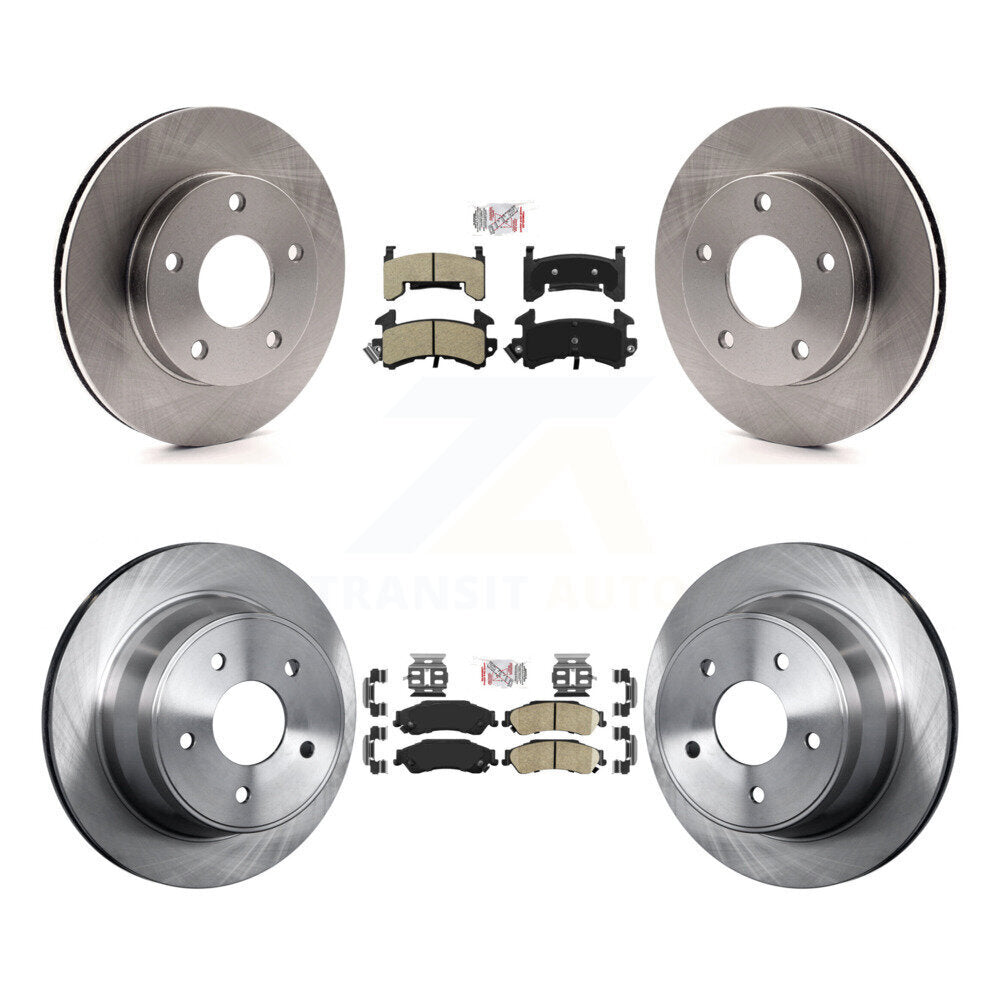 Kit de plaquettes de frein et Rotor de frein en céramique, semi-métalliques avant et arrière, pour Chevrolet S10 GMC 4W