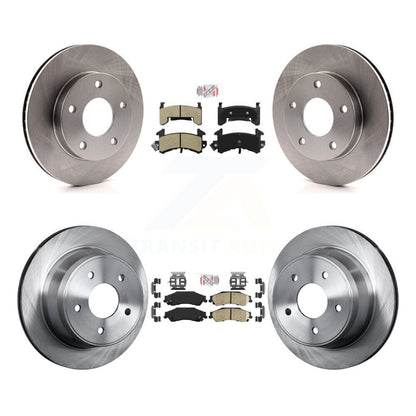 Kit de plaquettes de frein et Rotor de frein en céramique, semi-métalliques avant et arrière, pour Chevrolet S10 GMC 4W