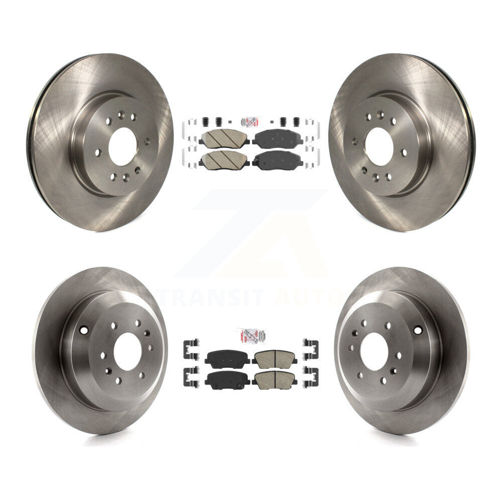 Kit de plaquettes en céramique et de rotors de frein à disque avant et arrière, pour Kia Borrego 2009 – 2011