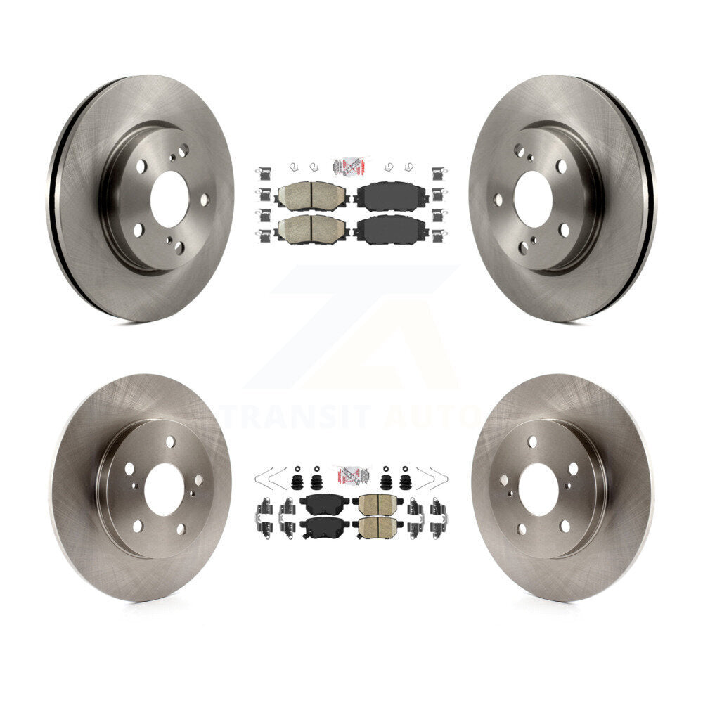 Kit de plaquettes en céramique et de rotors de frein à disque avant et arrière, pour Scion xB 2008 – 2015