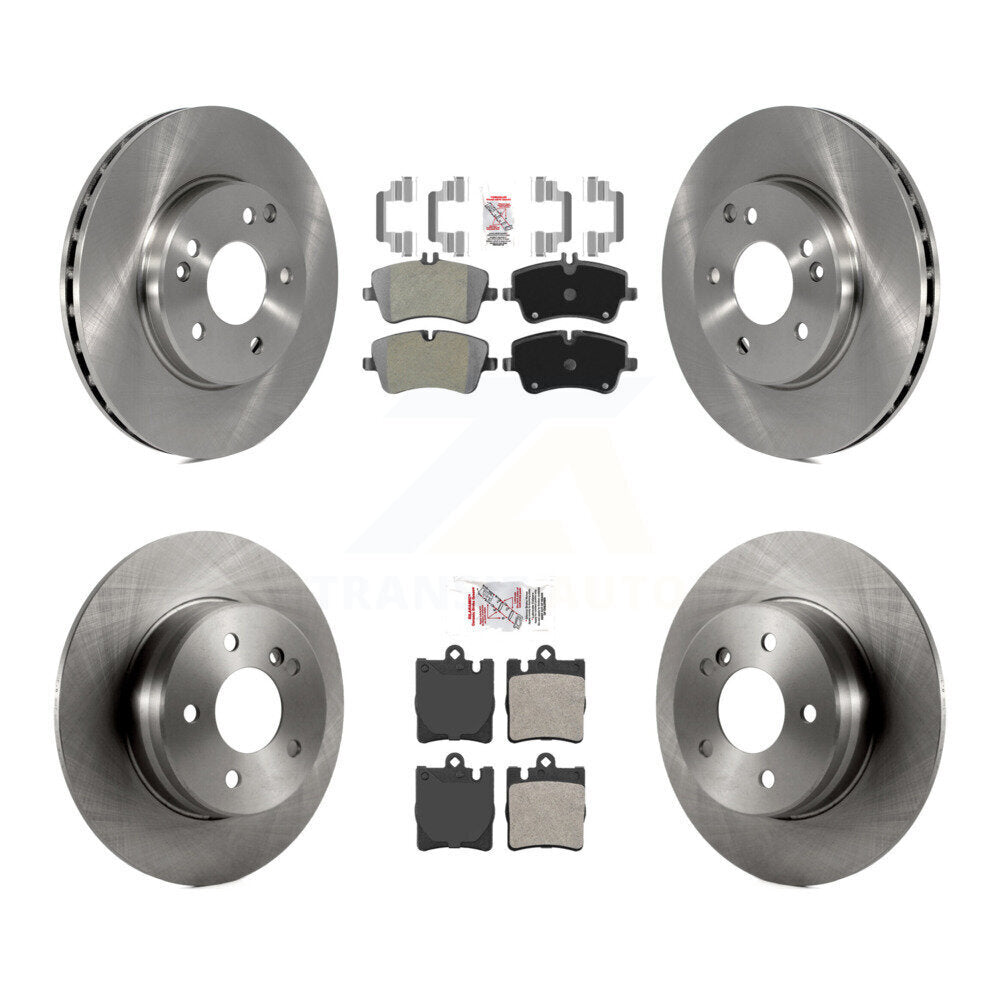 Kit de plaquettes semi-métalliques avant et arrière et disques de frein pour Mercedes-Benz C240