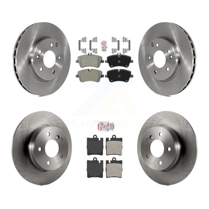 Kit de plaquettes semi-métalliques avant et arrière et disques de frein pour Mercedes-Benz C240