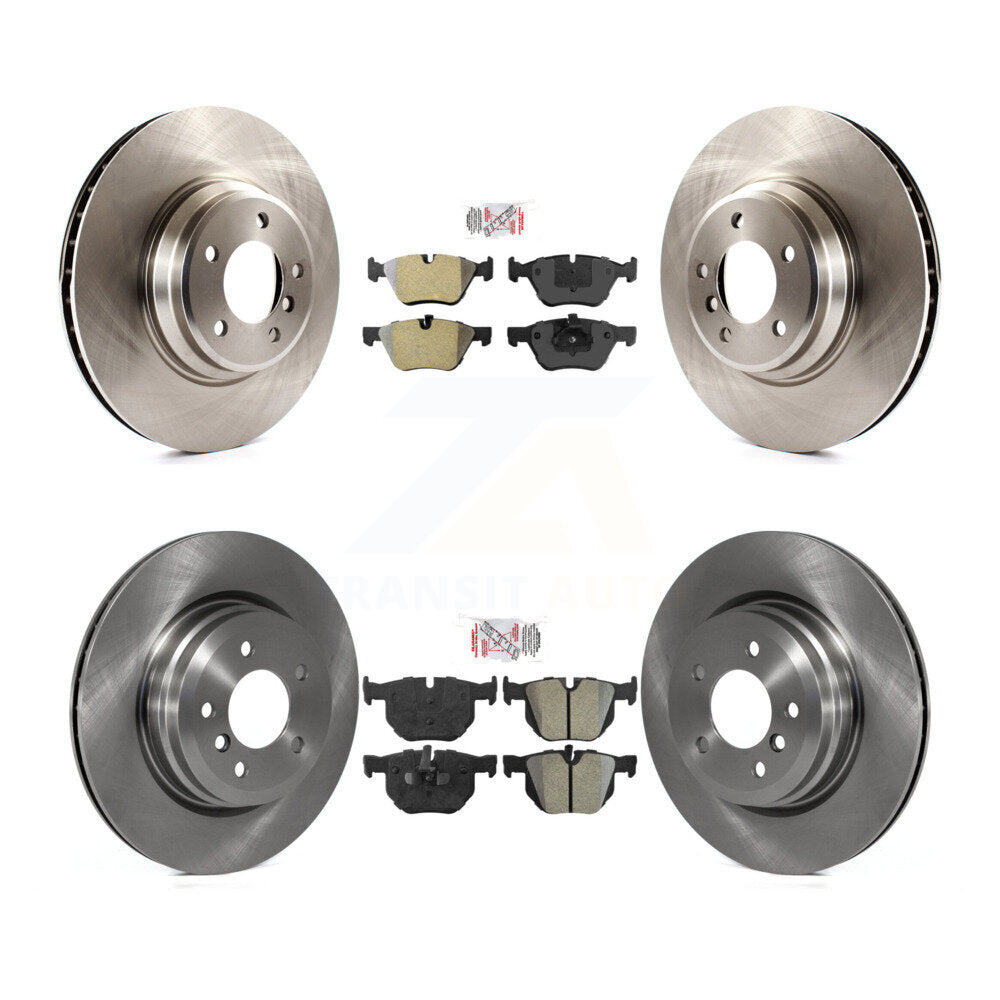 Kit de plaquettes semi-métalliques avant et arrière et disques de frein pour BMW 335xi 2007