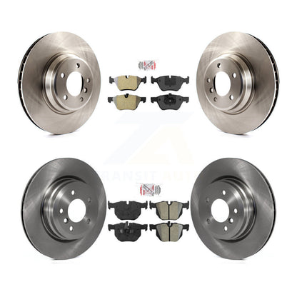 Kit de plaquettes semi-métalliques avant et arrière et disques de frein pour BMW 335xi 2007
