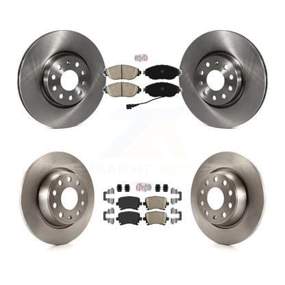 Kit de plaquettes en céramique et de disques de frein avant et arrière, pour Volkswagen CC 4 Motio 2017