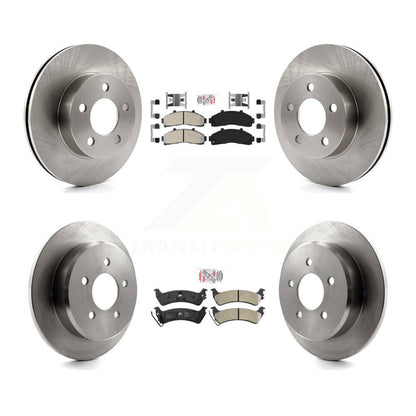 Kit de rotors de frein à plaquettes semi-métalliques avant et arrière pour Ford Explorer 01 à partir de 02
